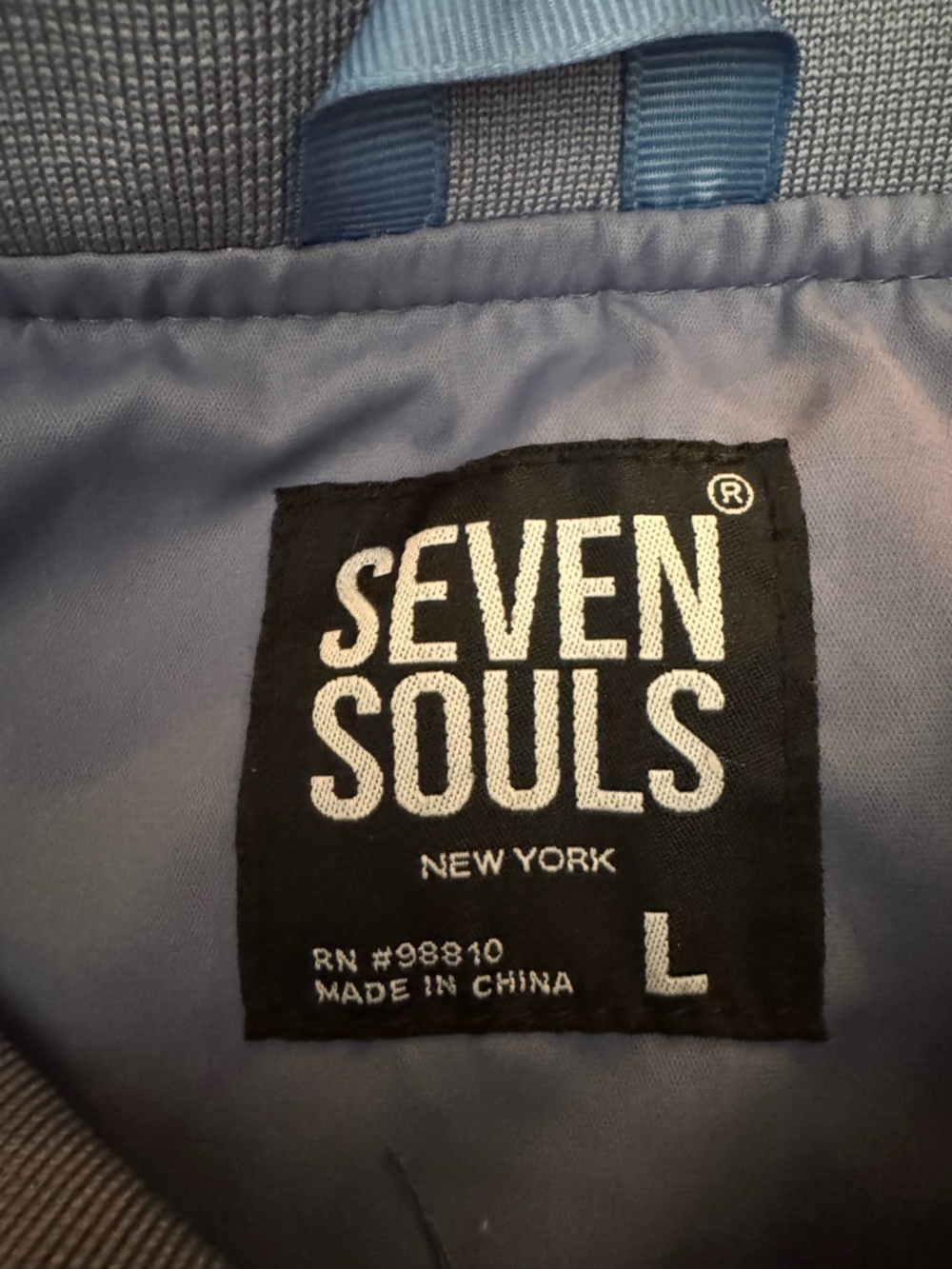 Seven Souls Racing Jacket - Blue/Gray - Picture 2 of 5